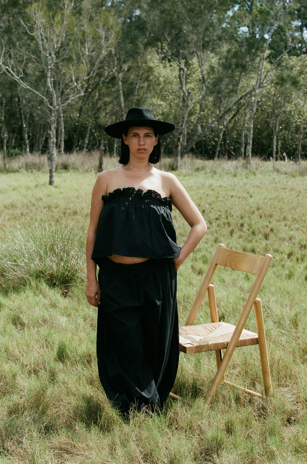 DANNY top in black