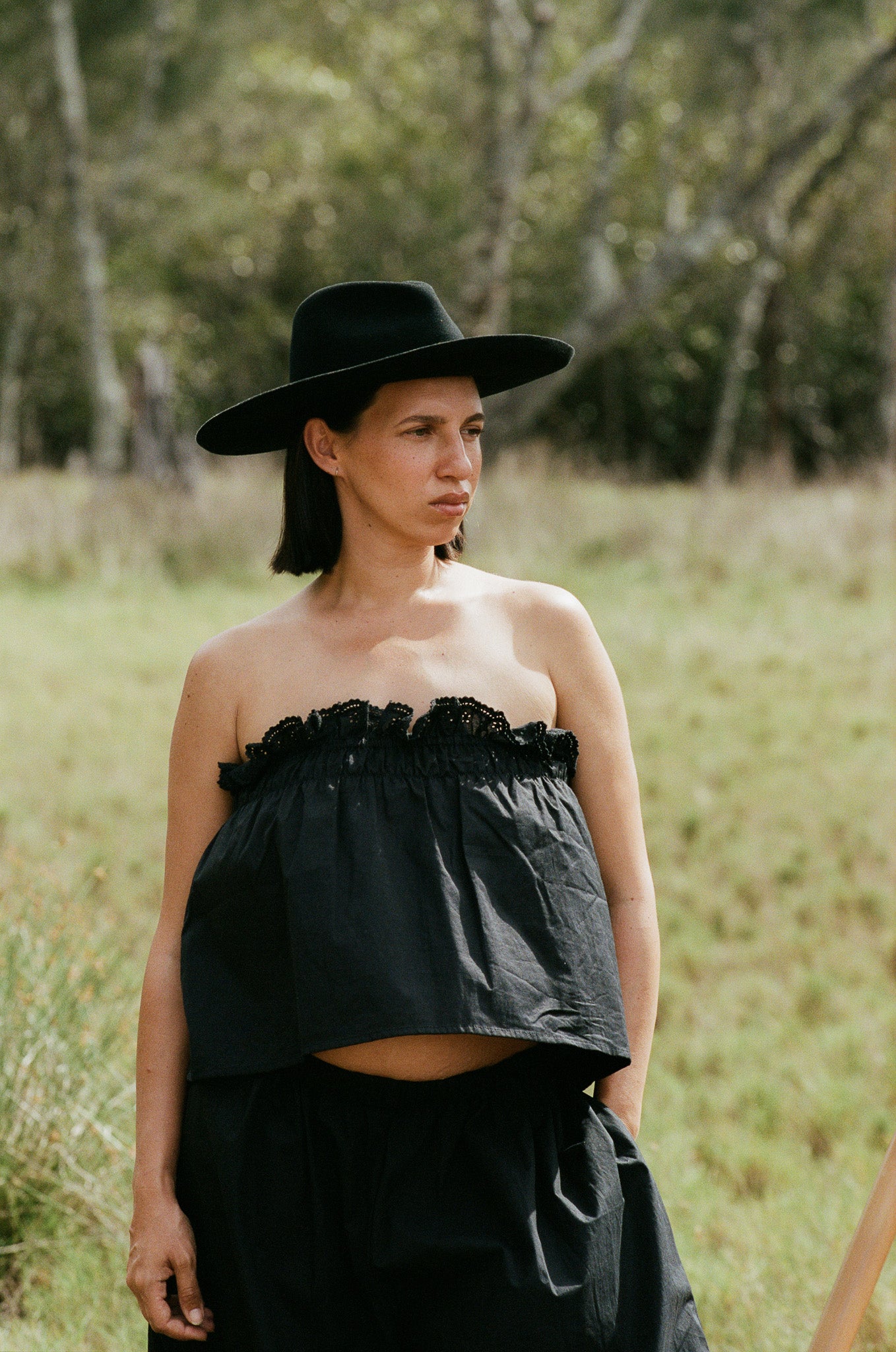 DANNY top in black